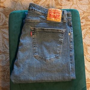 Levi's 505 Reg Men's Jeans in Denim Blue. W36 L32 stretch